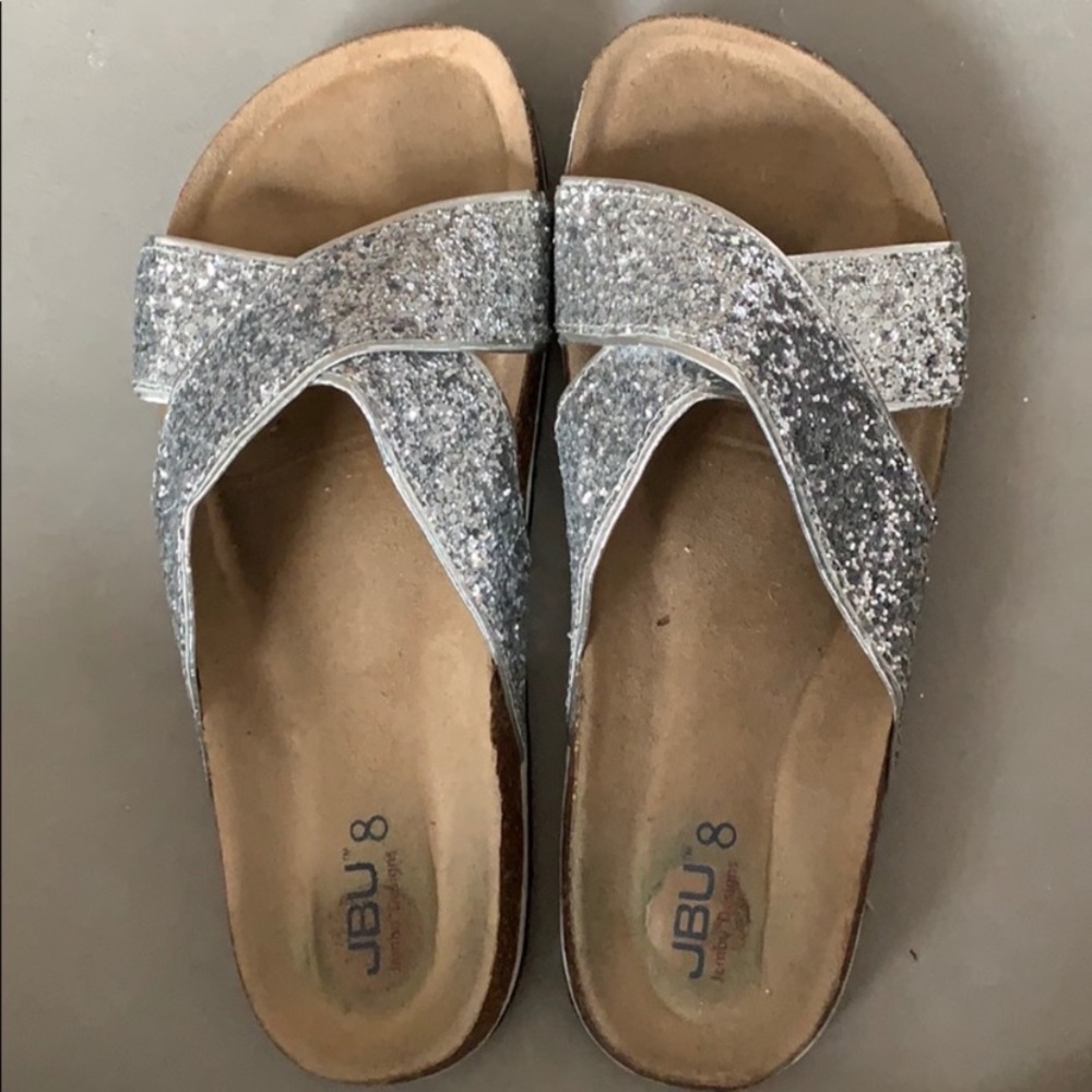 🌵Sparkly sandals! Size 8!